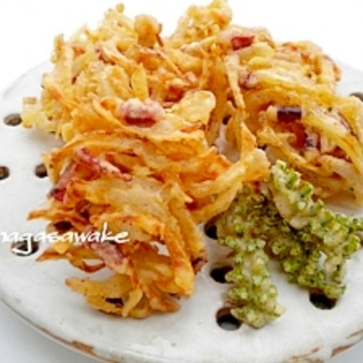 簡単 失敗しないかき揚げ レシピ 作り方 By 長澤家長男 楽天レシピ